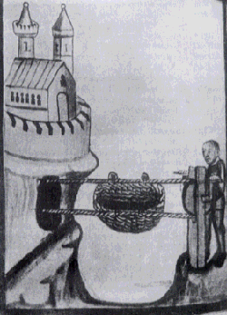 Seilbahnen im Mittelalter