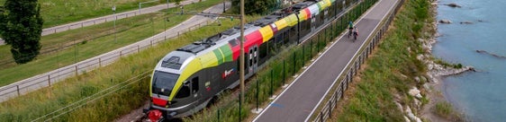 L’ampliamento a doppio binario della linea ferroviaria tra Bolzano e Merano entra tra le opere strategiche ferroviarie della nostra provincia. (Foto. Sta - Strutture Trasporto Alto Adige SpA)