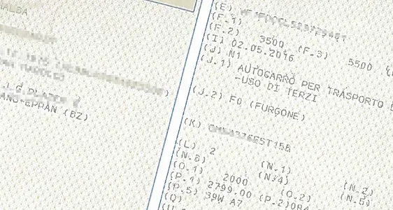 Schalter Fahrzeuge (Zulassungen)