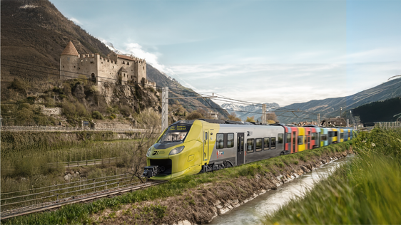 Die letzte Phase der Elektrifizierung der Vinschger Bahn beginnt: Ab dem 26. Oktober wird deshalb die Bahnstrecke Meran-Mals vorübergehend gesperrt. (Foto: LPA/STA)
