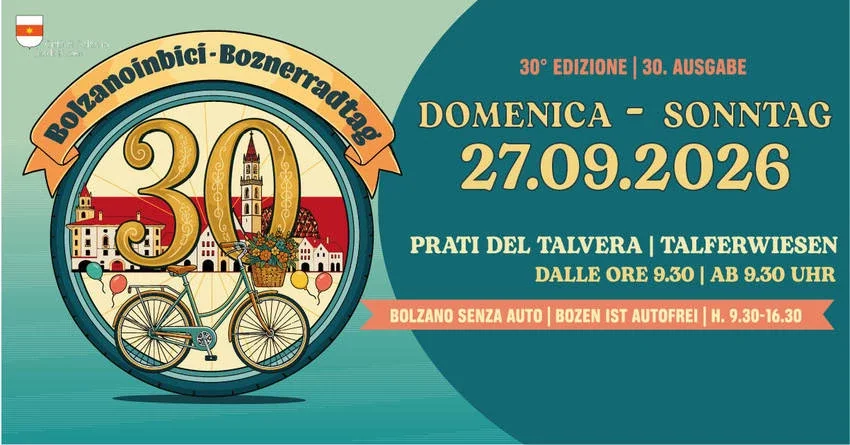 Bozner Radtag 2026 am 27. September 2026