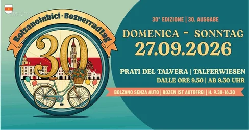 Bolzano in Bici 2026 il 27 settembre 2026