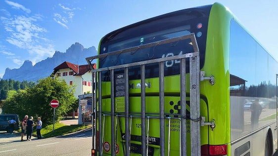 Bus con porta bici (foto STA)