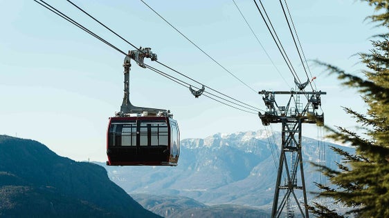 Foto der Rittnerseilbahn aus dem März 2024 (STA) 