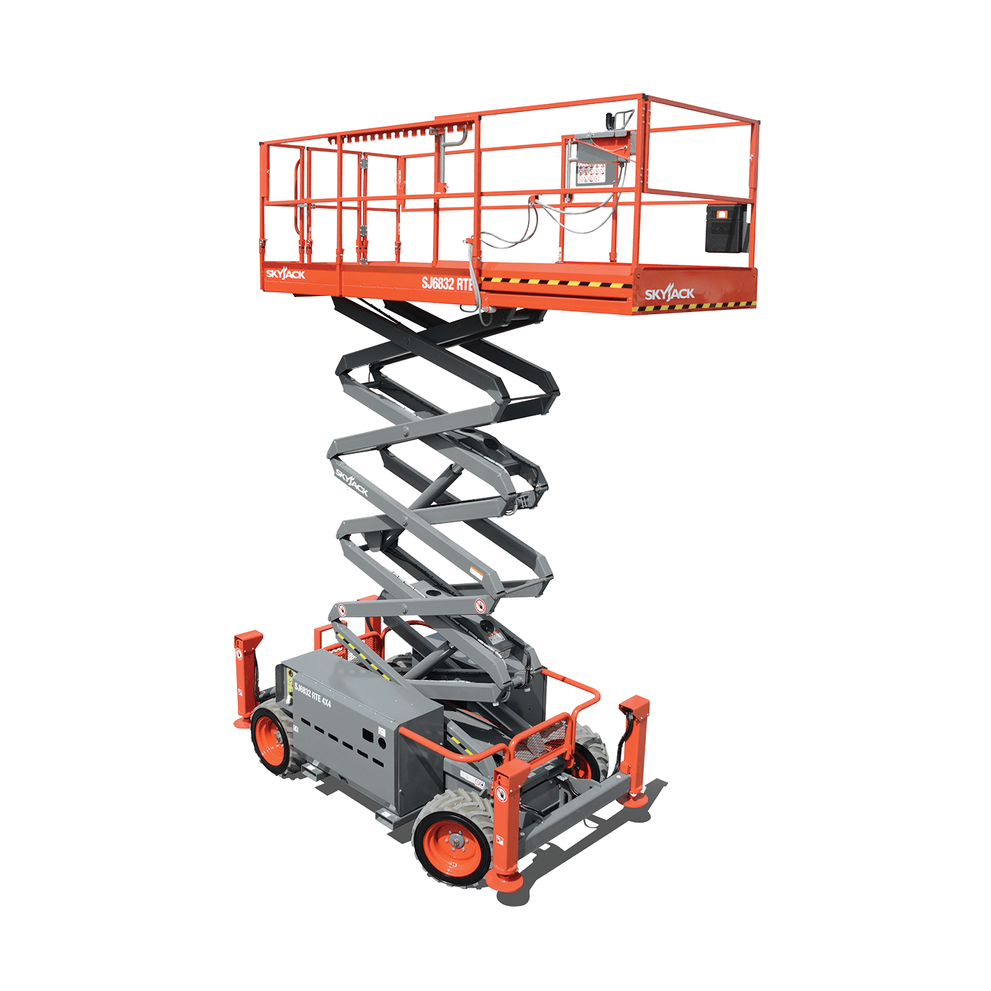 Skyjack SJ6832RT | 11.75m Scissor Lift Hire | Horizon Platforms