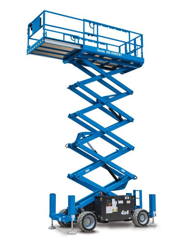 【SCRAPPY G】 Genie GS-2669 DC 8m RT Electric Scissor Lift Hire | Horizon Platforms