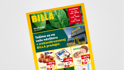 BILLA – Leták BILLA Dolný Kubín