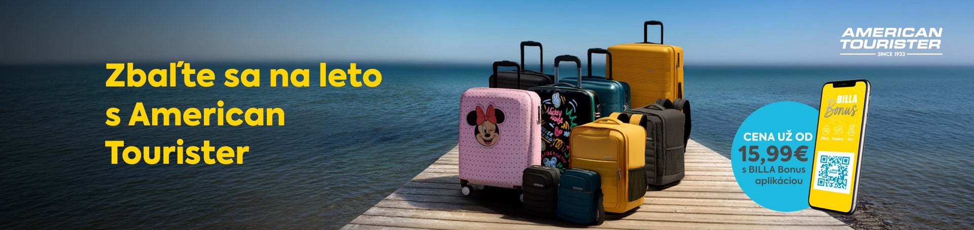 Zbaľte sa na leto s American Tourister banner