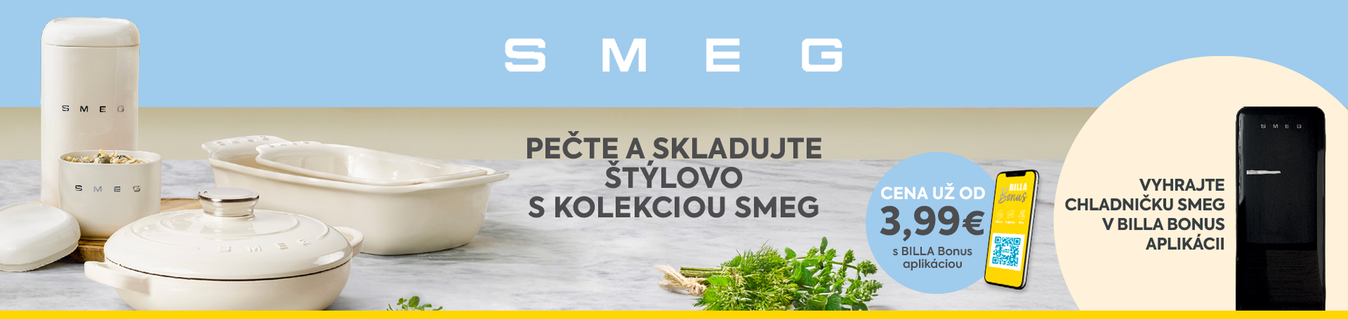Pečte a skladujte štýlovo s kolekciou smeg + súťaž o chladničky smeg