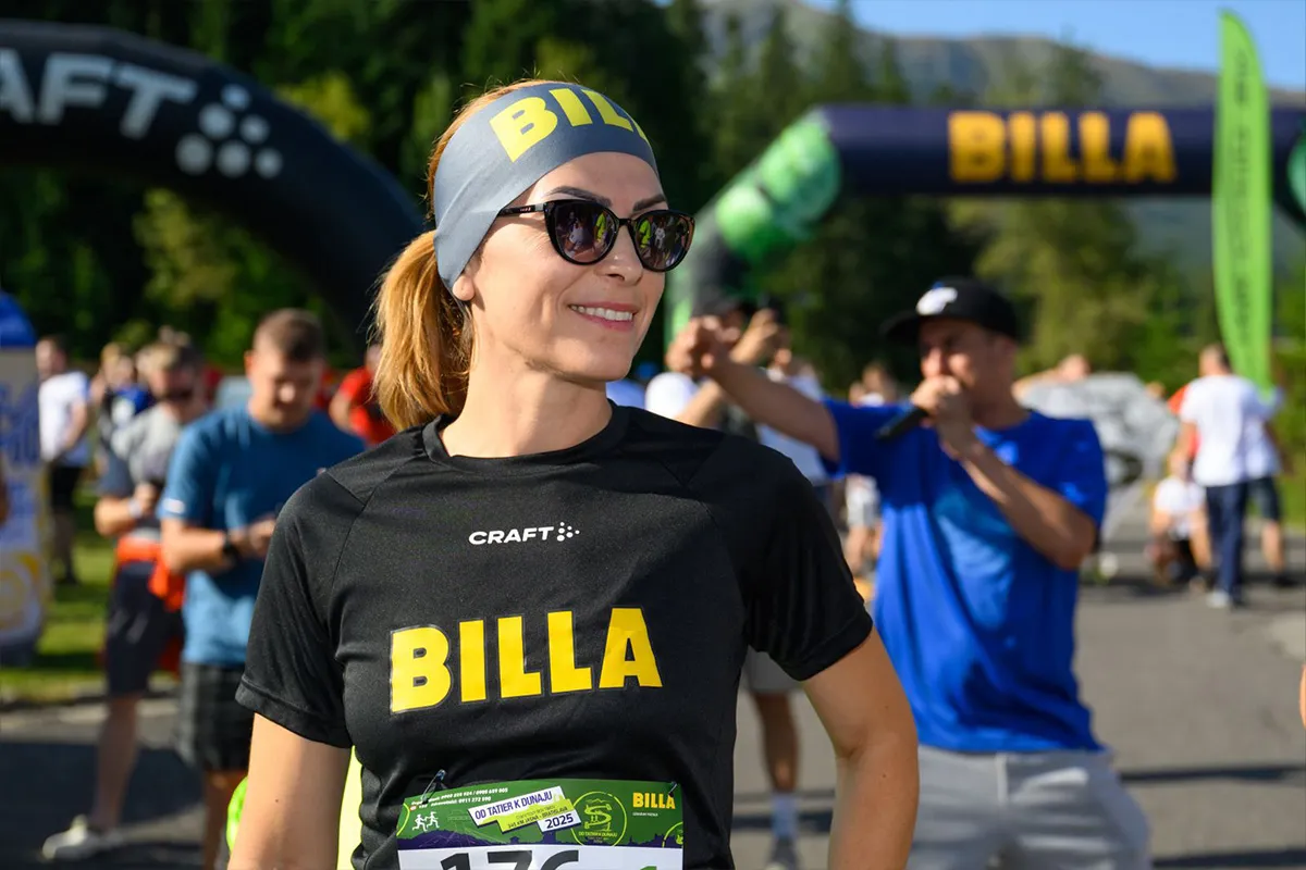 Billa Rasikh BILLA bežala Od Tatier k Dunaju, v najväčšom štafetovom podujatí ...