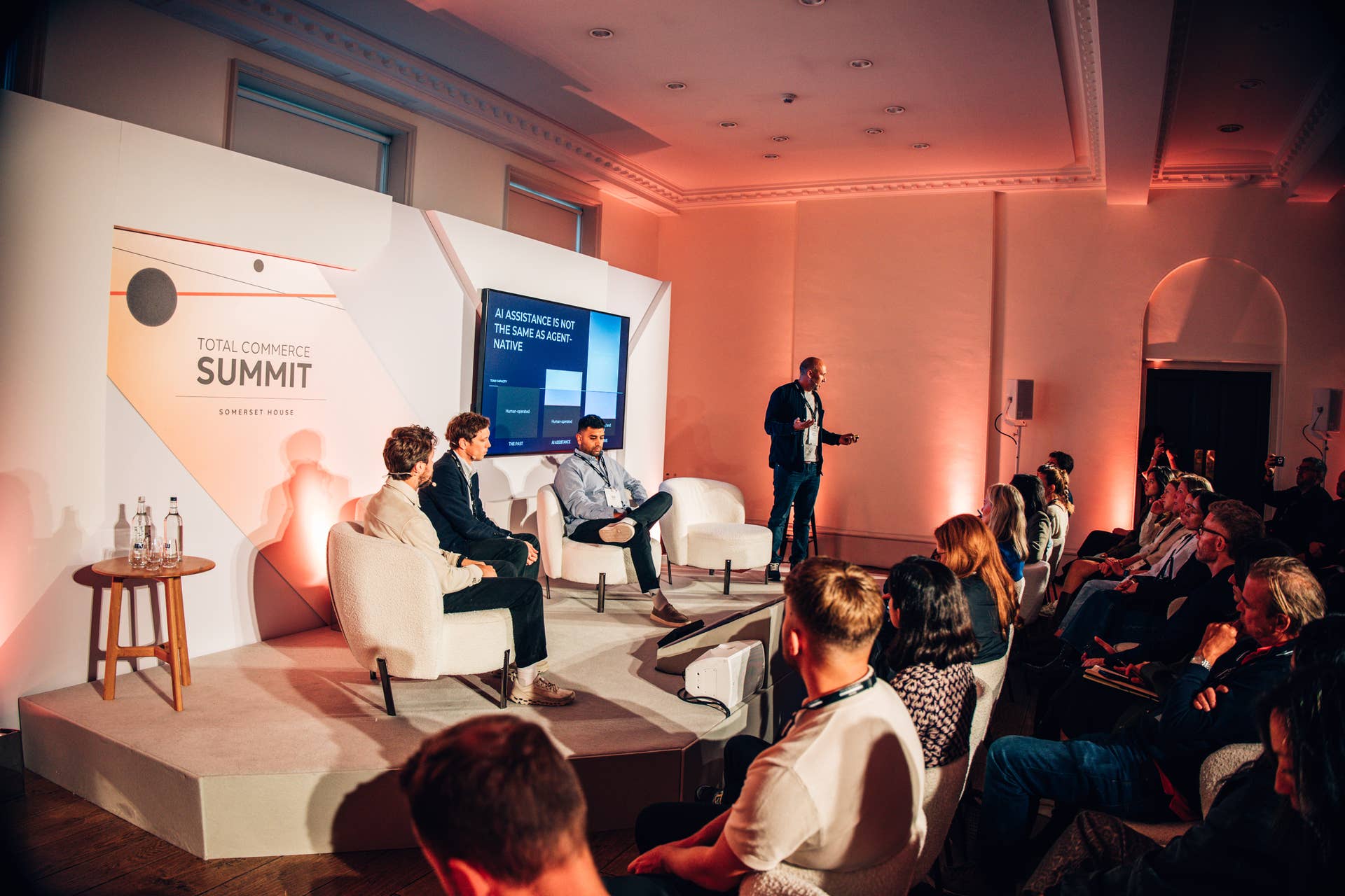 The team presenting at the Total Commerce Summit