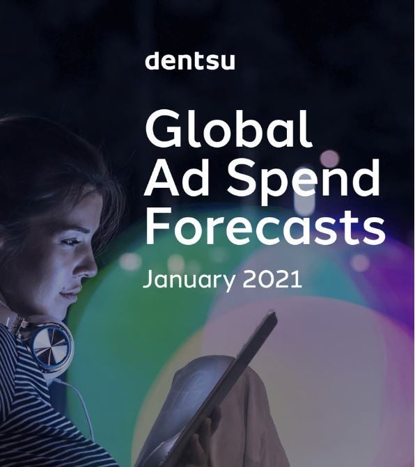 dentsu Ad Spend January 2021