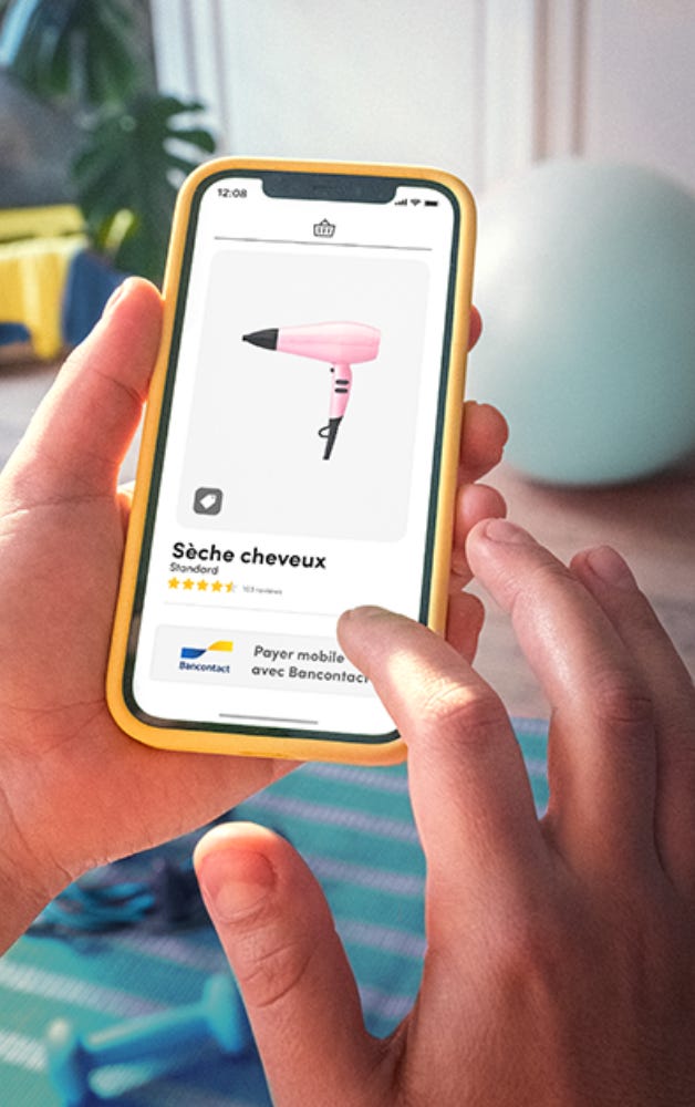 Payer en ligne via Bancontact avec votre smartphone