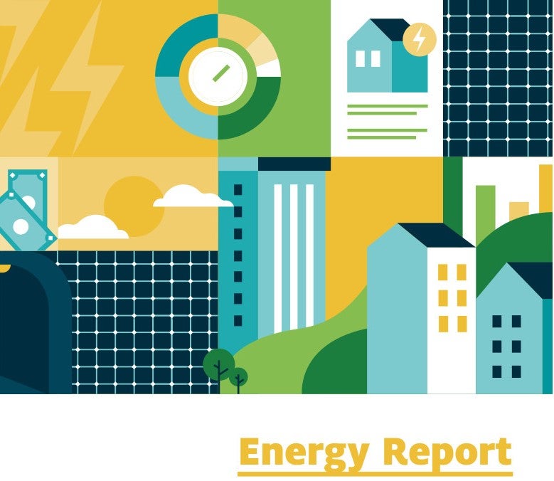 Copertina pubblicazione Energy Report