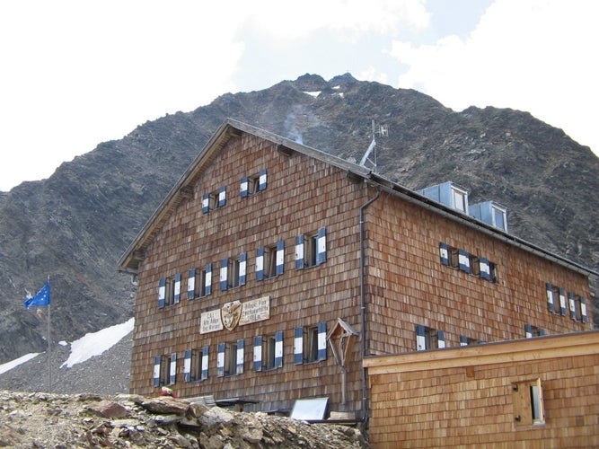Ansicht der Zwickauer Hütte