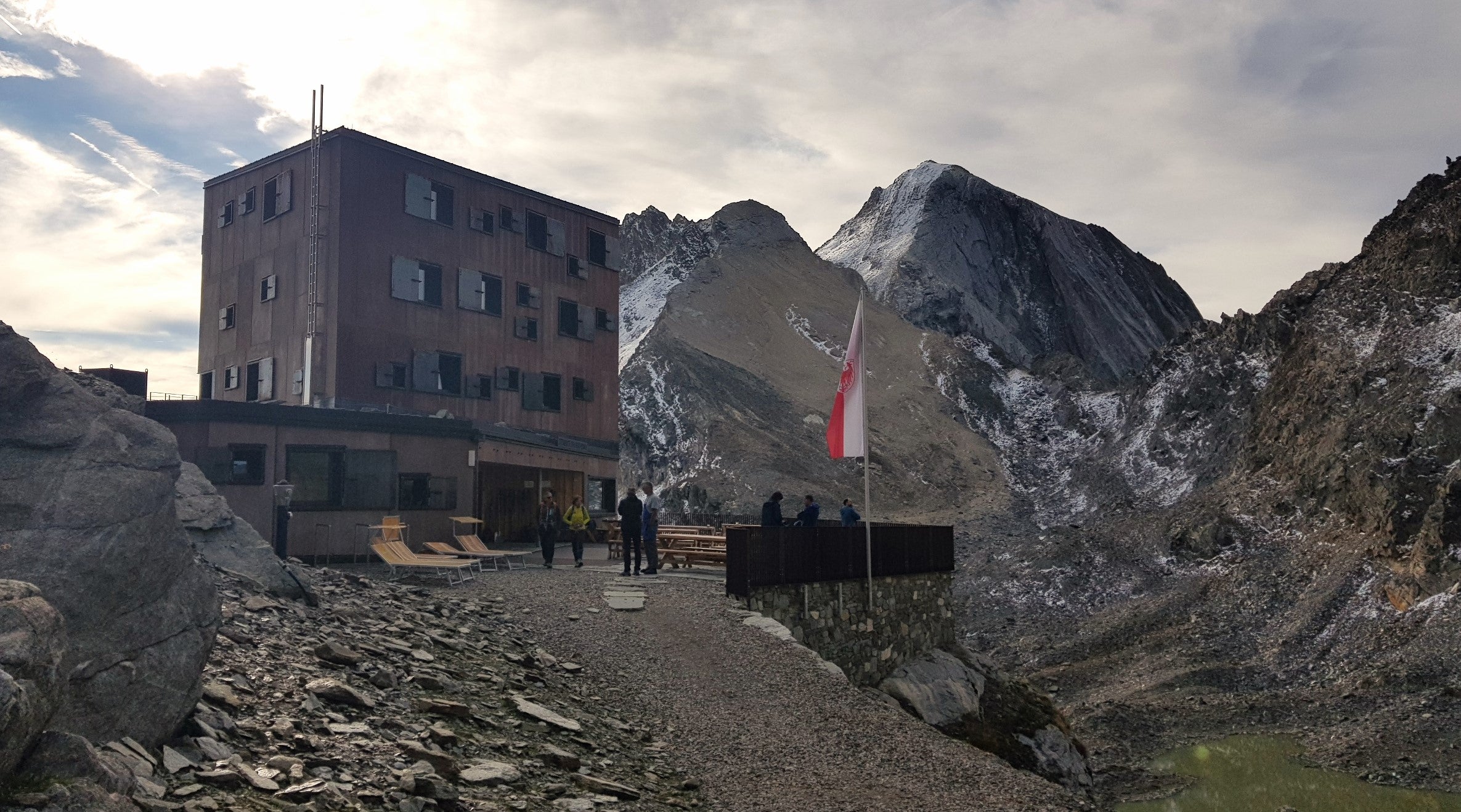 Ansicht der Stettiner Hütte