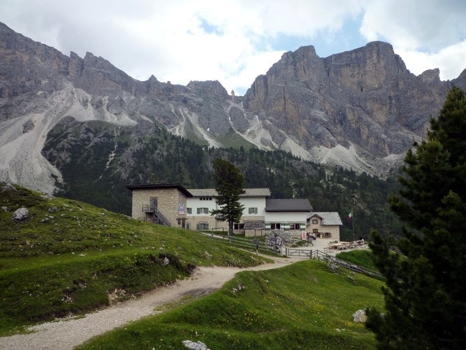 Ansicht der Regensburger Hütte