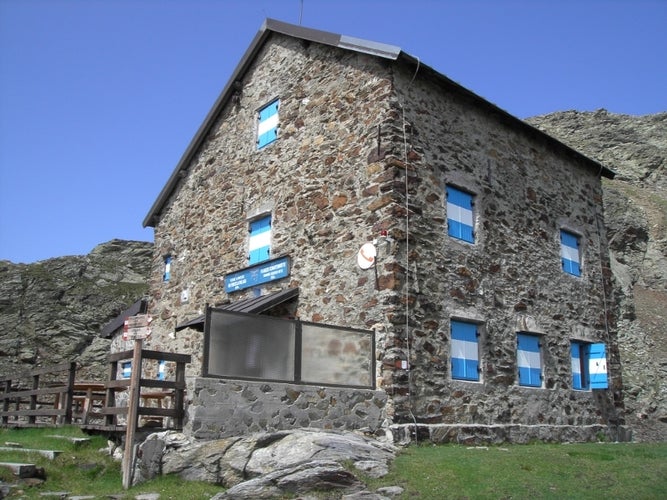 Bild von der Flaggerschartenhütte-Marburger Hütte