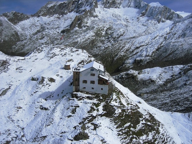 Ansicht der Lenkjöchlhütte