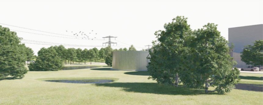 Artist impression van de omgeving