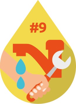 Tip 9 Lekkende kraan repareren