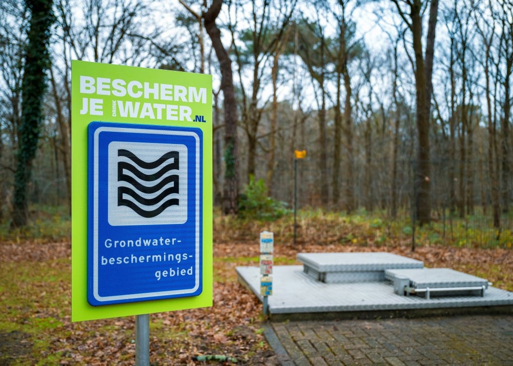 Campagnebord Bescherm je drinkwater