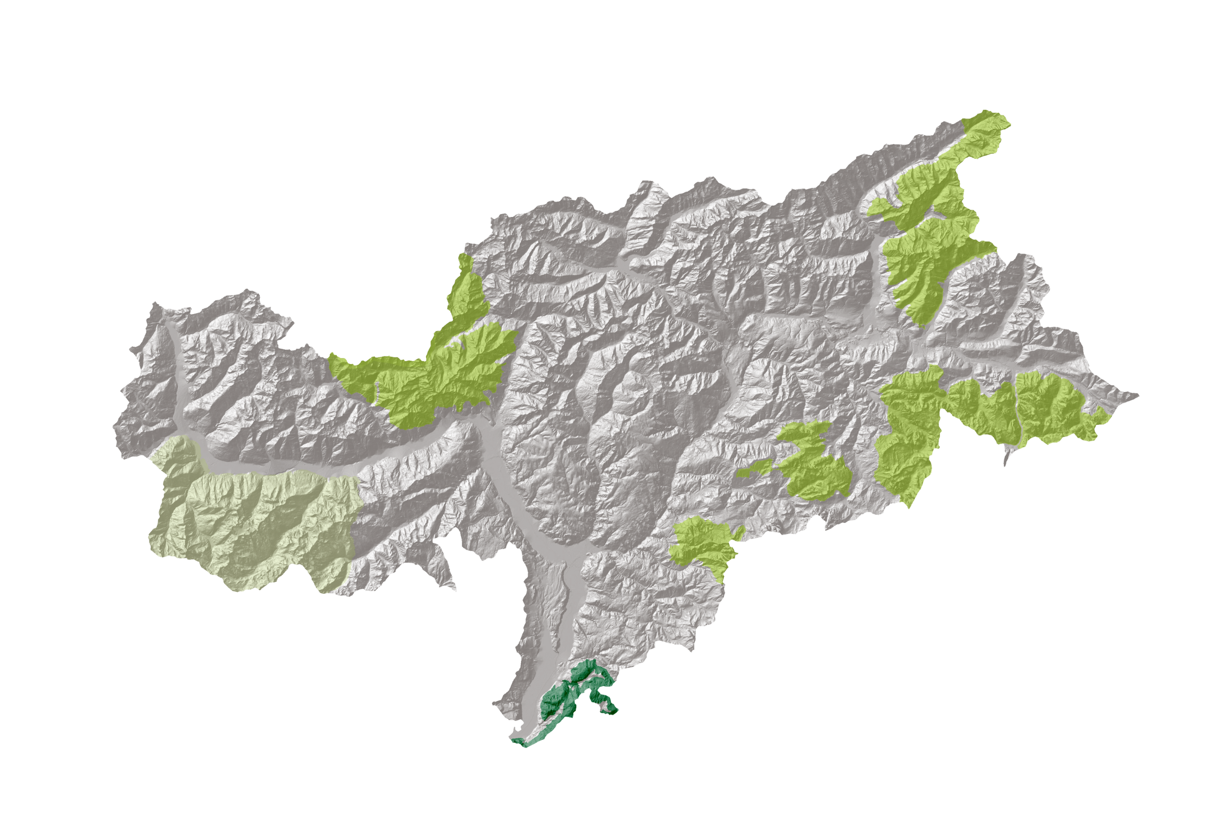 Übersichtskarte Naturpark Trudner Horn