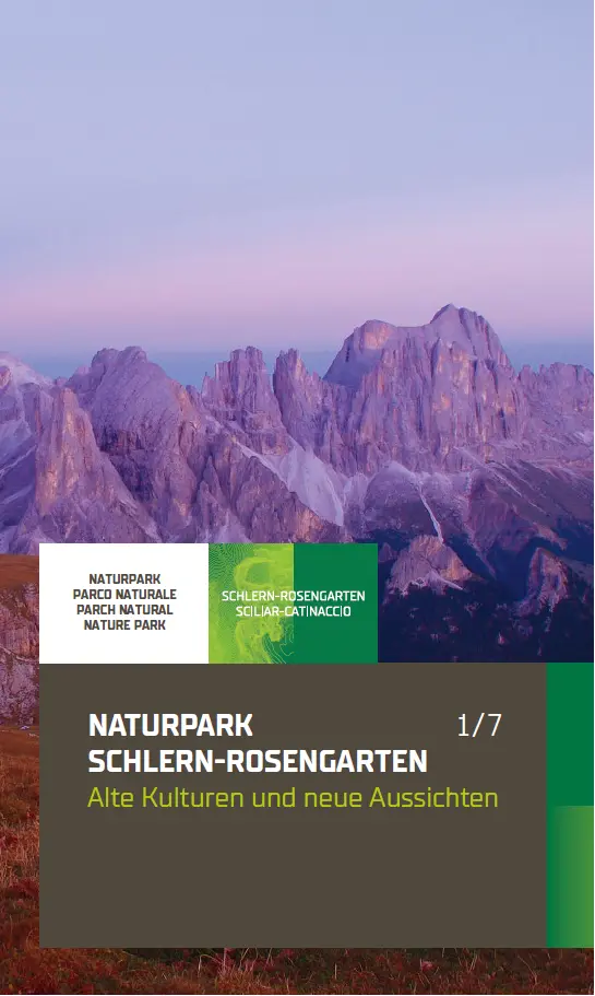 Faltblatt Naturpark Schlern-Rosengarten