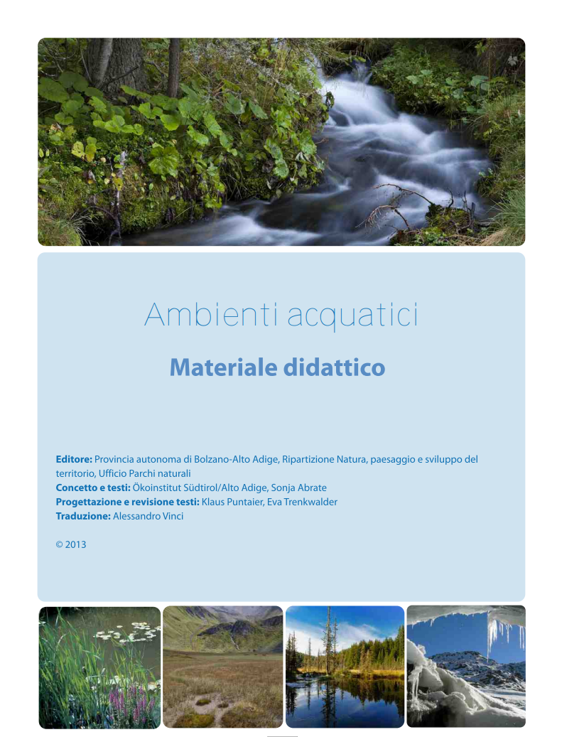 Ambienti acquatici - materiali didattici