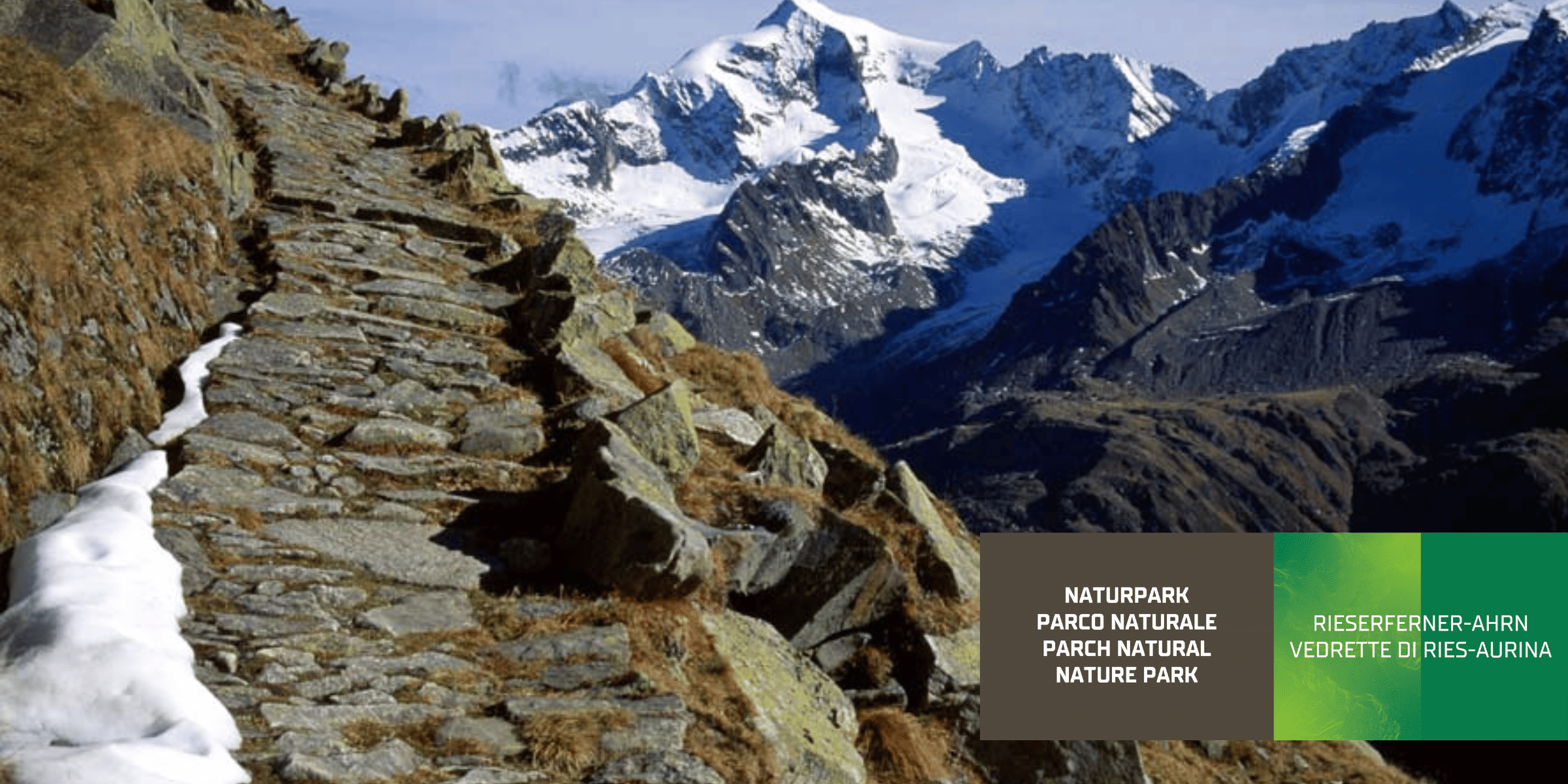 Tauernweg / Via dei Tauri Trail in the Rieserferner Ahrn / Vedrette di Ries-Aurina Nature Park (archive Amt für Natur / Ufficio Natura, photo Alois Steger)