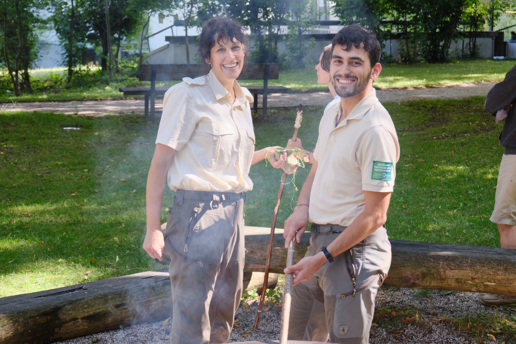 Silvia Oberlechner und Giacomo Rossi, Naturparkhaus Rieserferner-Ahrn (Archiv Amt für Natur, Foto Oliver Oppitz)