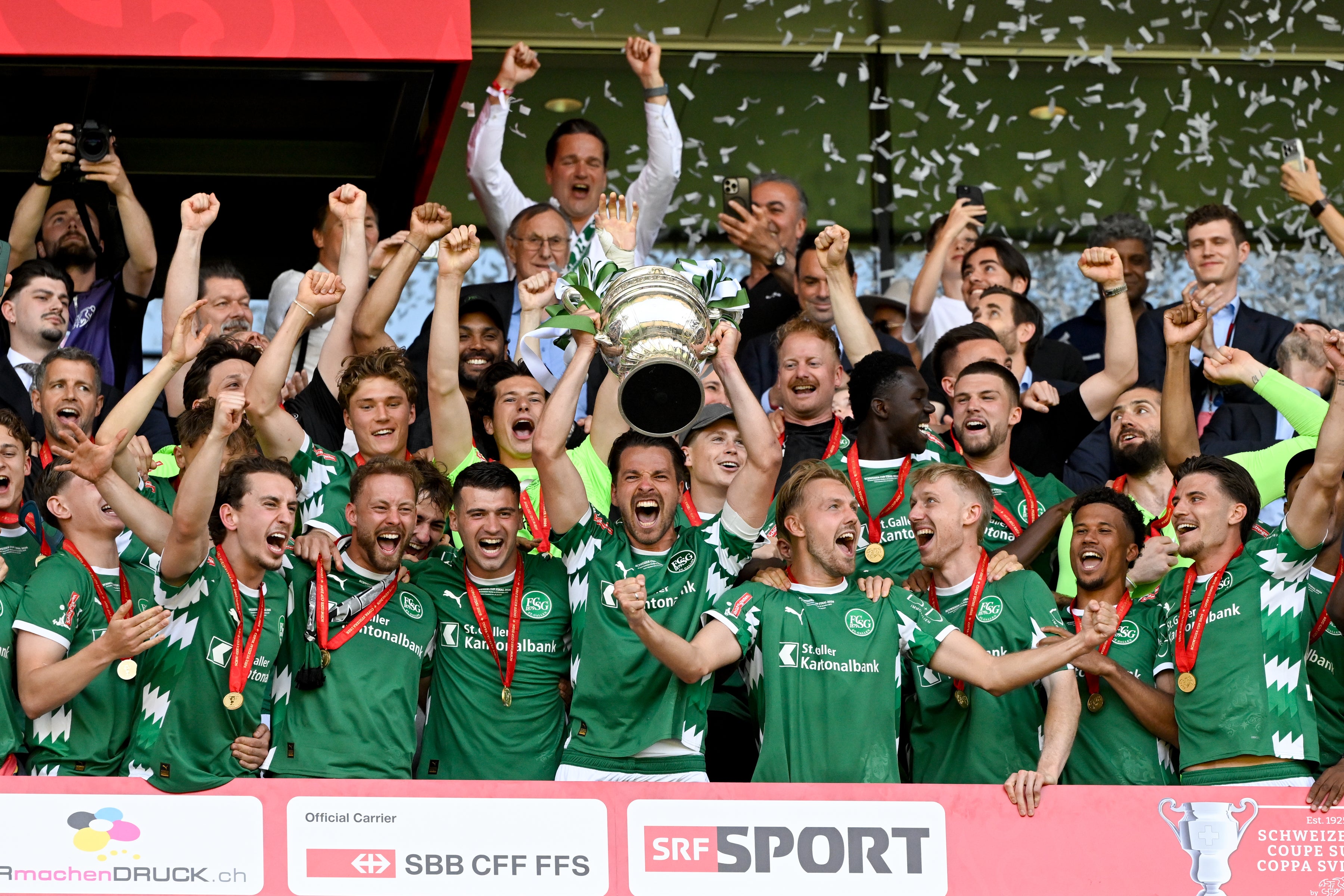 FC Saint-Gall vô địch Cup Thụy Sĩ, FC Sion đoạt vé dự châu Âu
