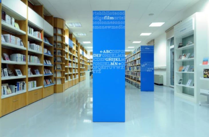 Sezione cinema della Mediateca