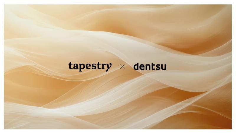 Image of tapestry x dentsu