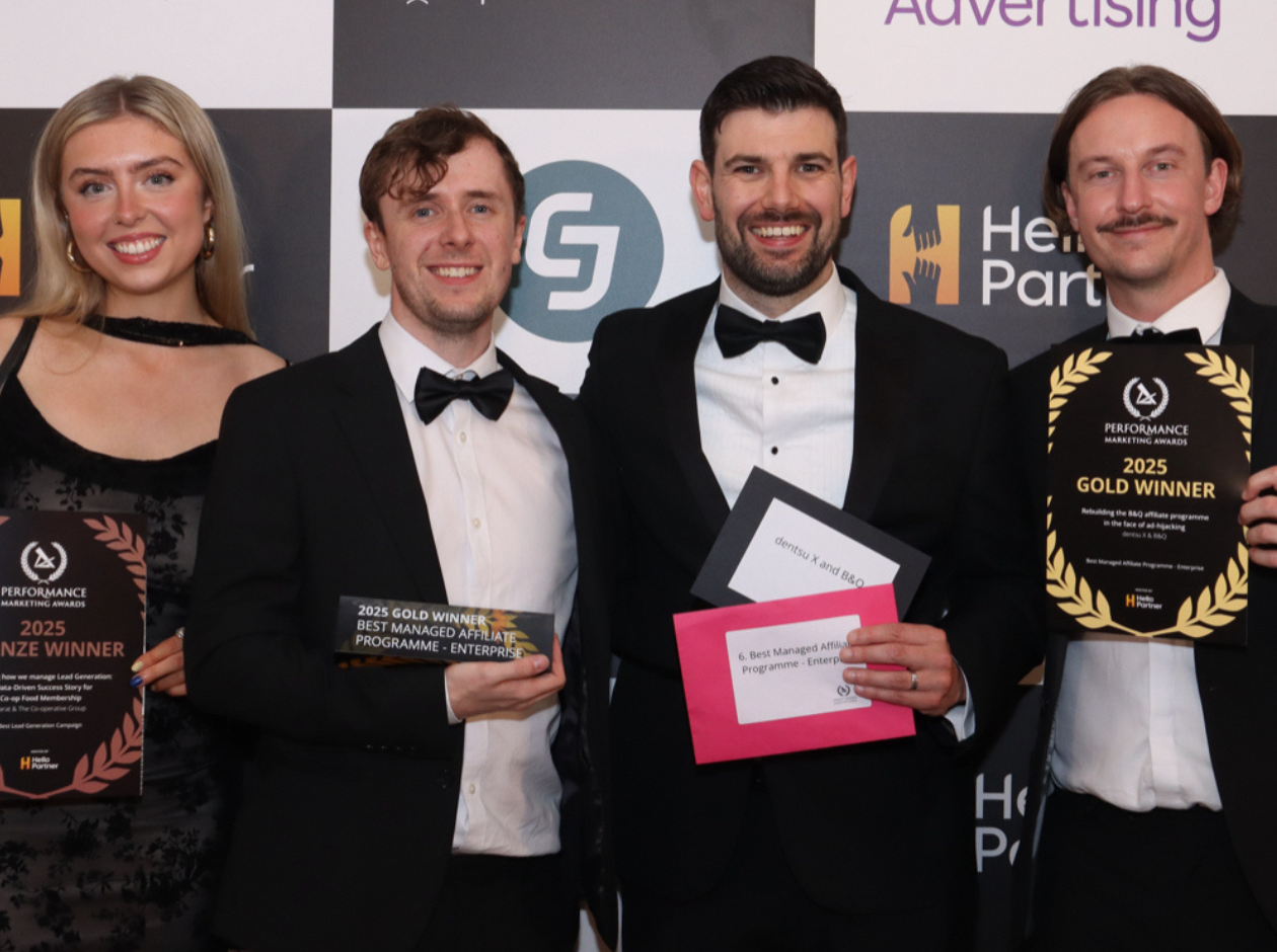 Dentsu X Secures Gold at 2025 Performance Marketing Awards for B&Q's Affiliate Programme