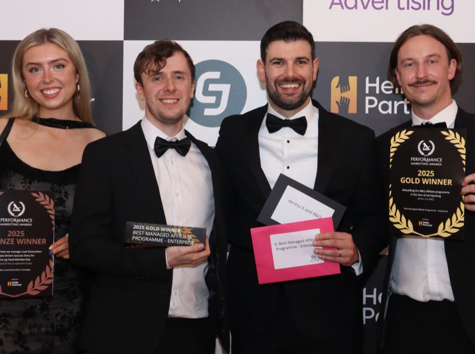Dentsu X Secures Gold at 2025 Performance Marketing Awards for B&Q's Affiliate Programme