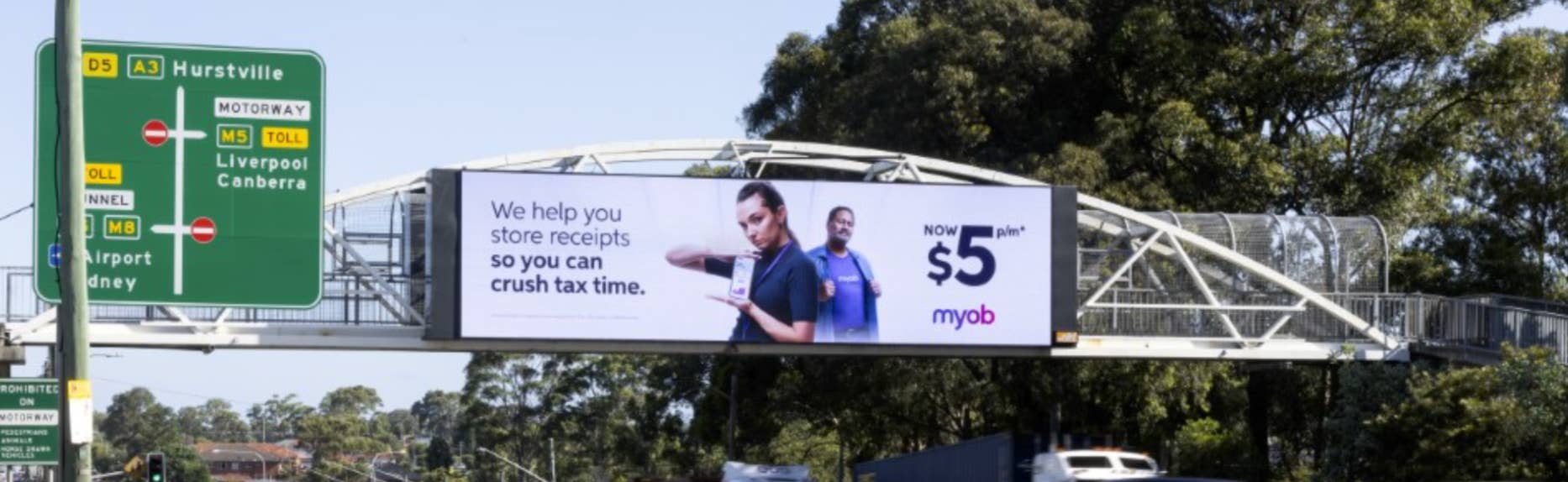 MYOB Outdoor Banner