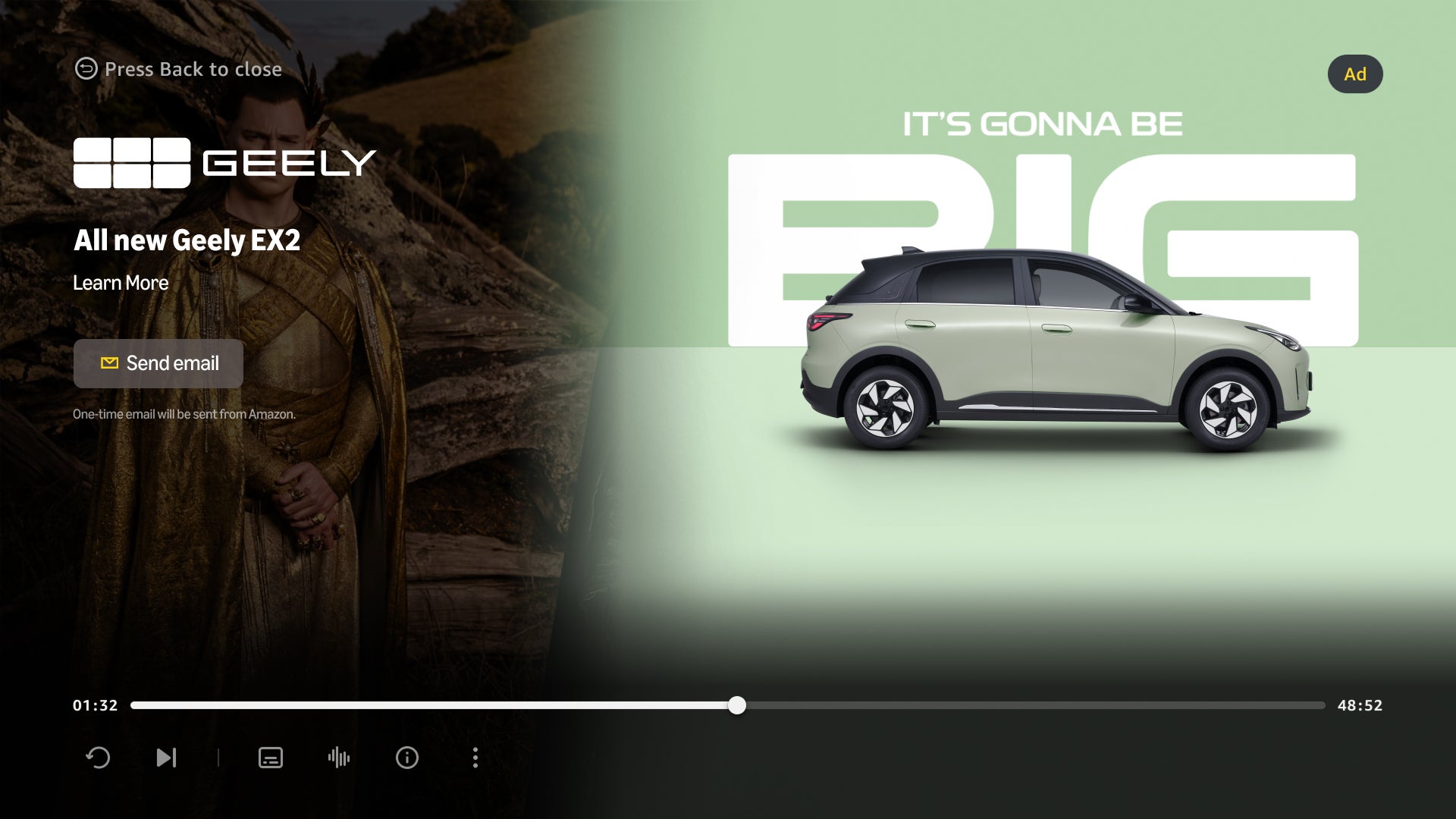 Geely EX2 campaign