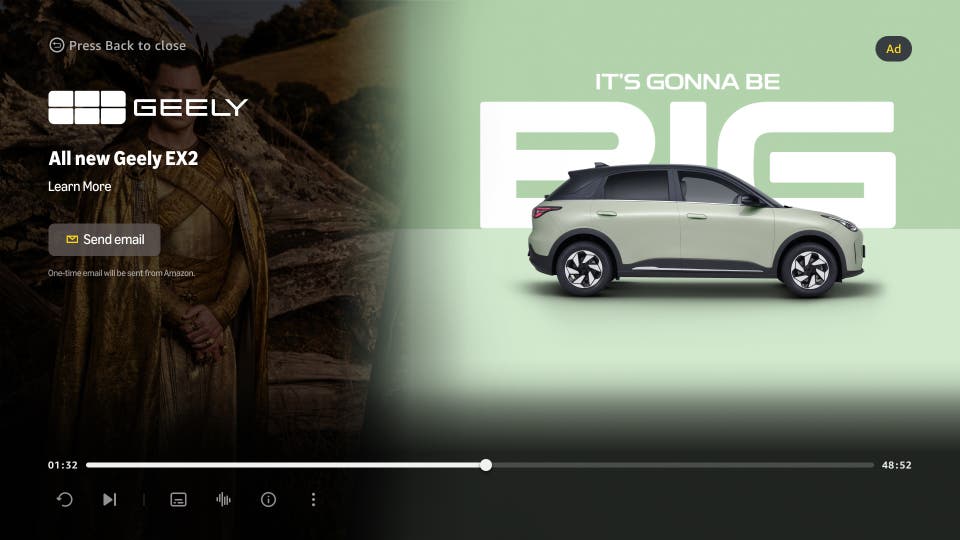 Geely EX2 campaign