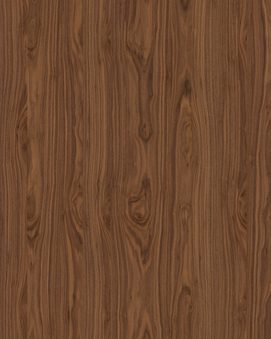 A close up of a wood grain - walnut wood veneer by Decospan