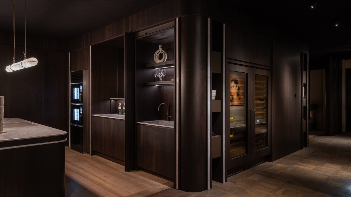 Kitchen - wood veneer - Shinnoki Pure Walnut