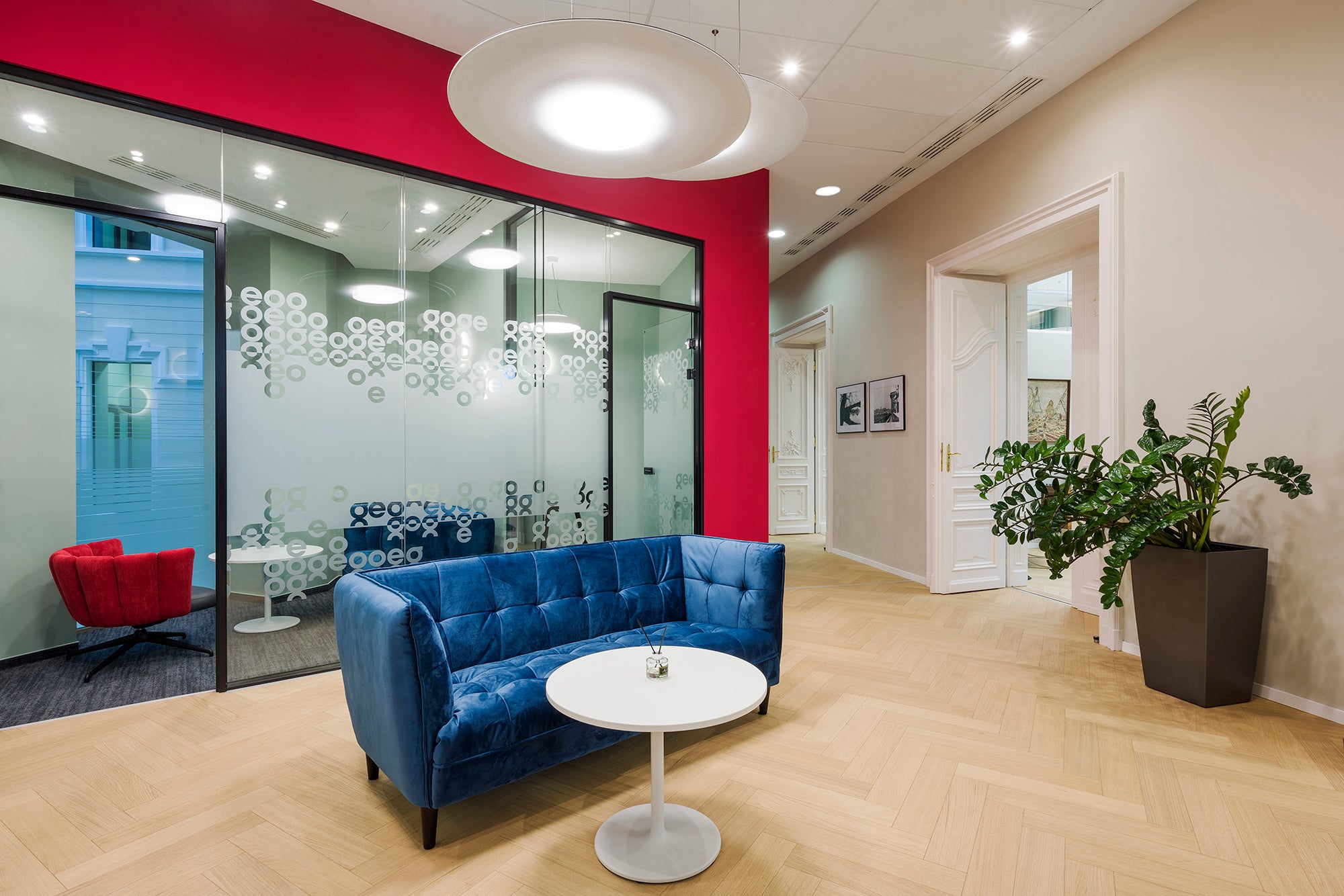 Parky - office - ivory oak - swing floor - office floor - wood floor