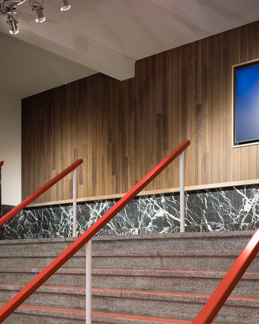 City theatre with Shinnoki Smoked Walnut wood veneer