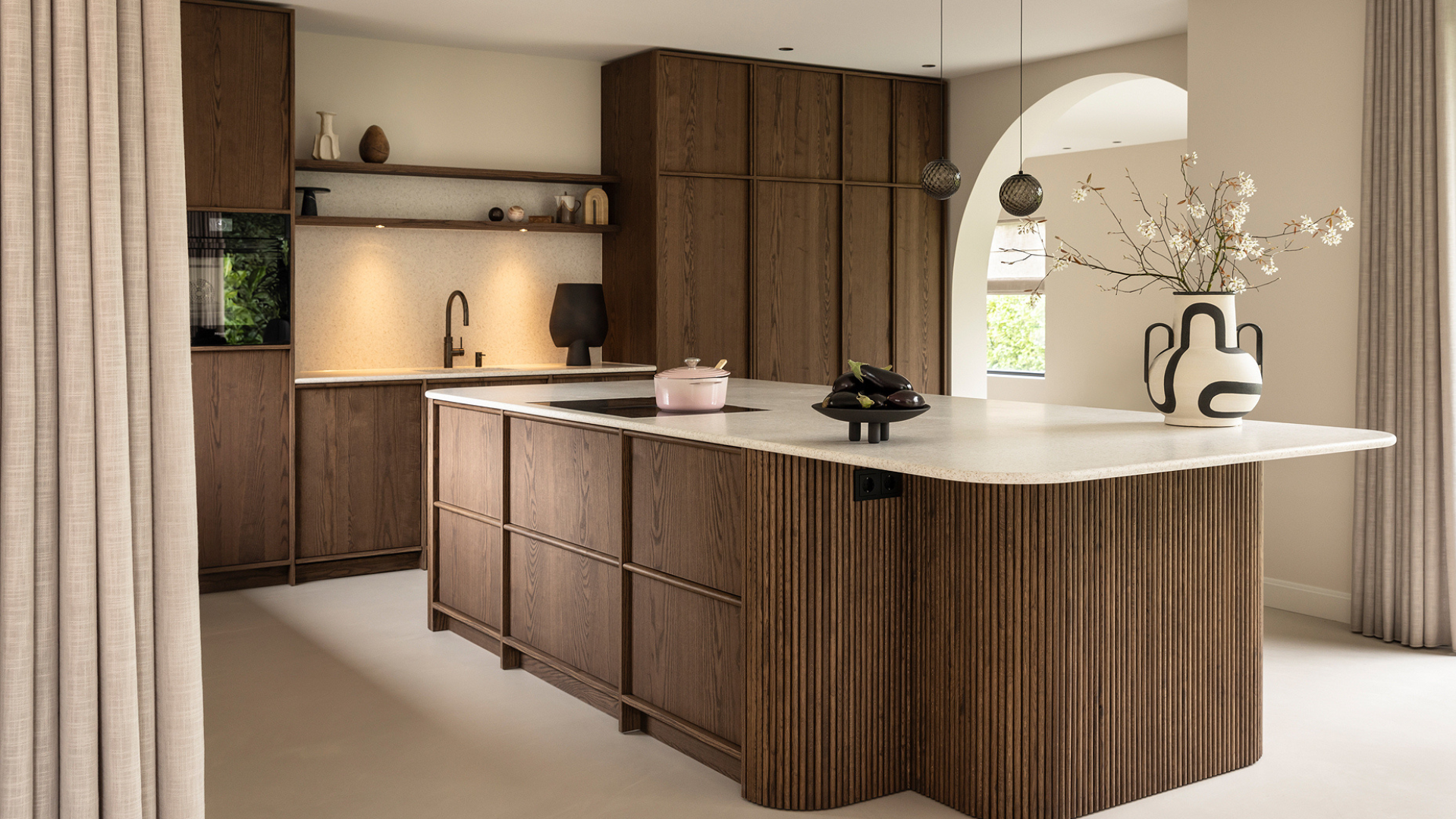 フナモコ　FRR-47 キッチン　カウンター　レベッカオーク　ブラウン　茶 フナモコFRR-47 キッチンカウンターレベッカオークブラウン茶