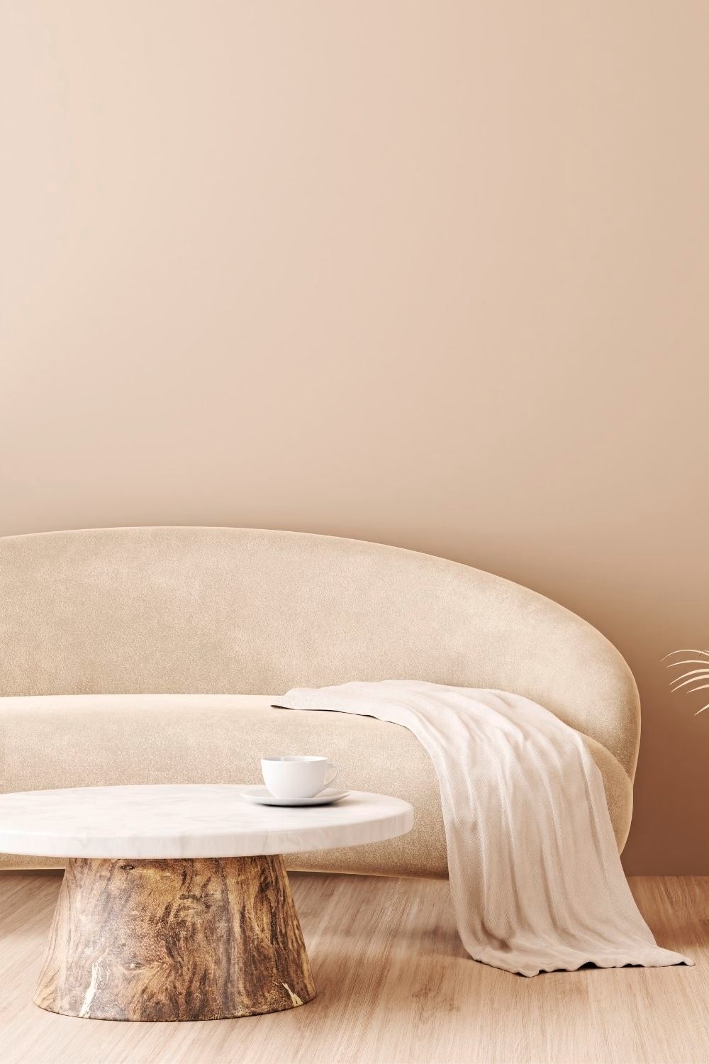 white interior - white look house