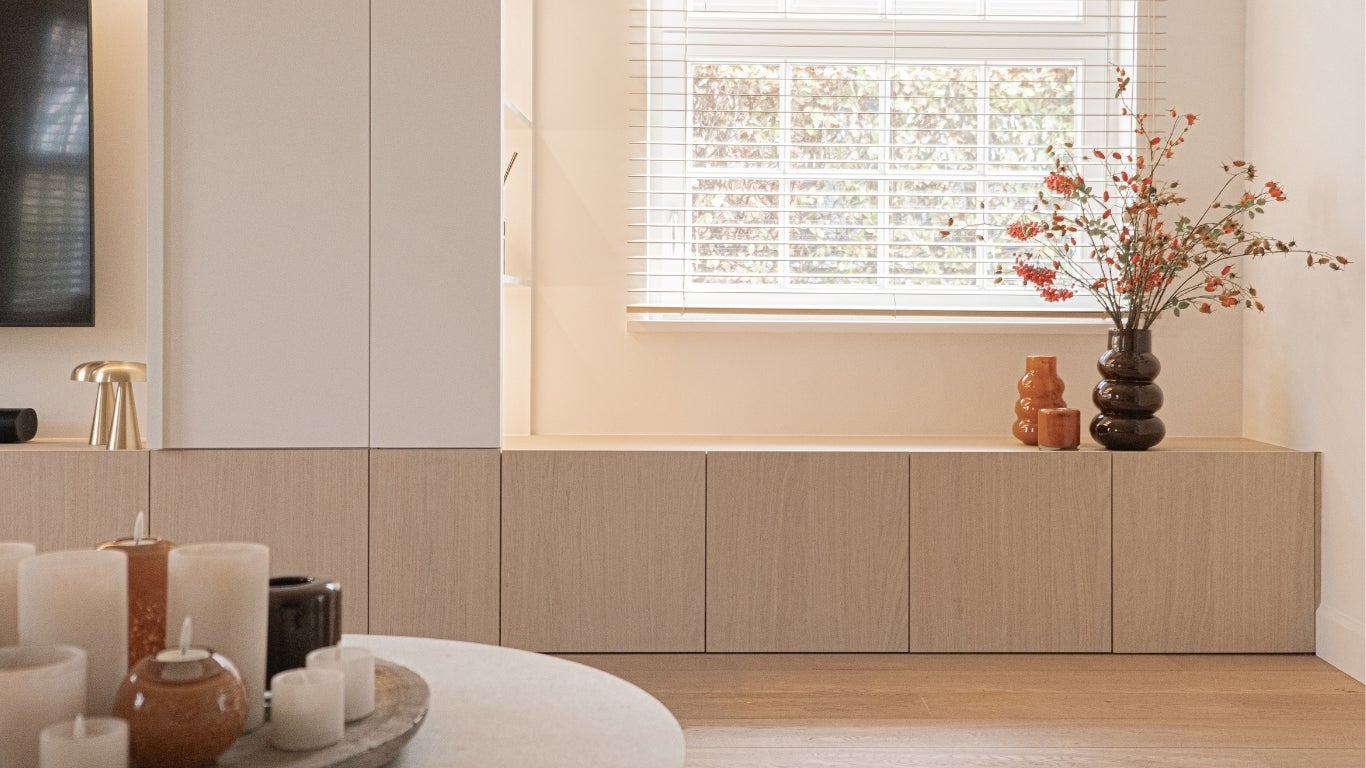 Belgian residence in Shinnoki Milk Oak - wood veneer - kitchen - interior design