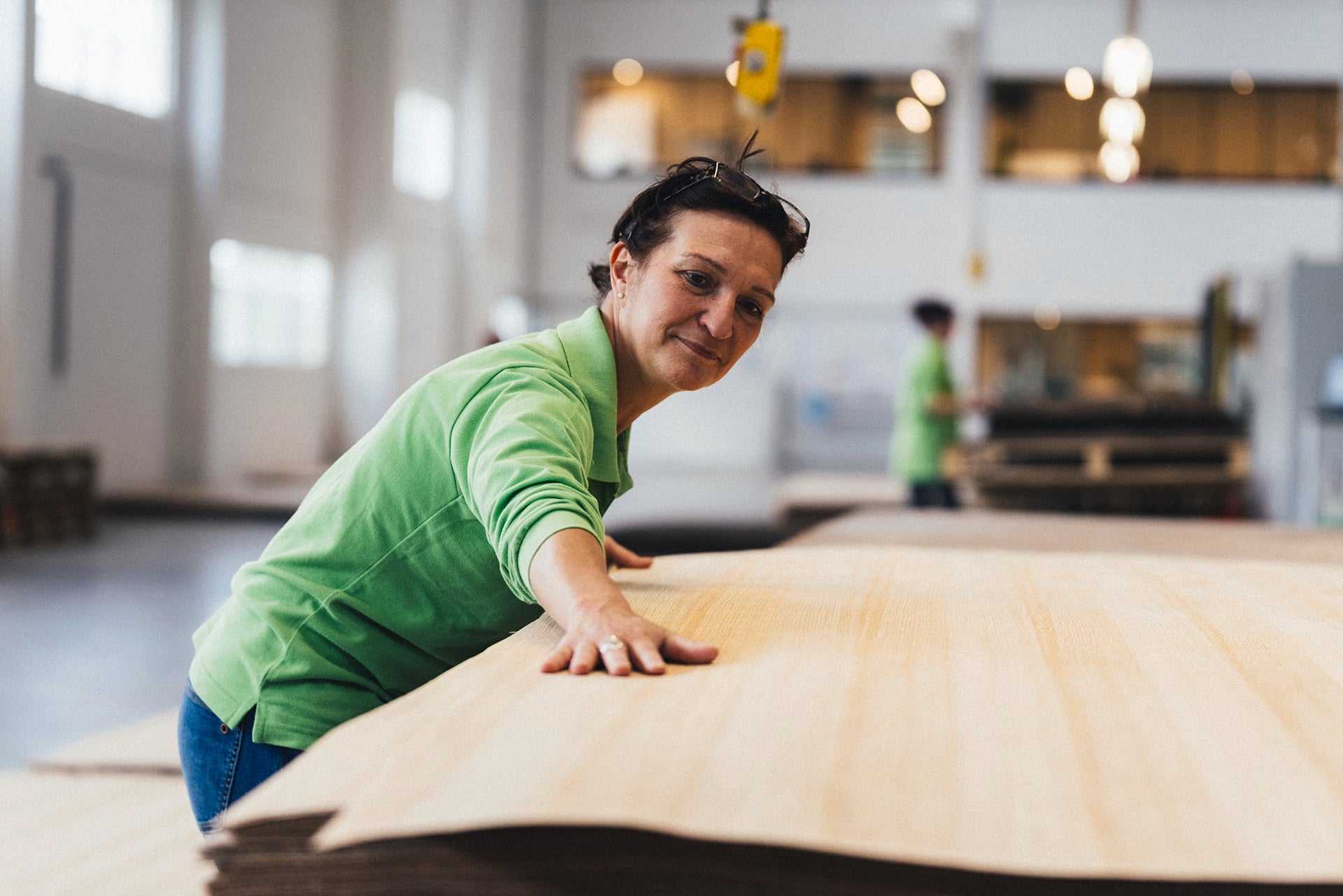 veneer production - Decospan production - floor production - Decospan