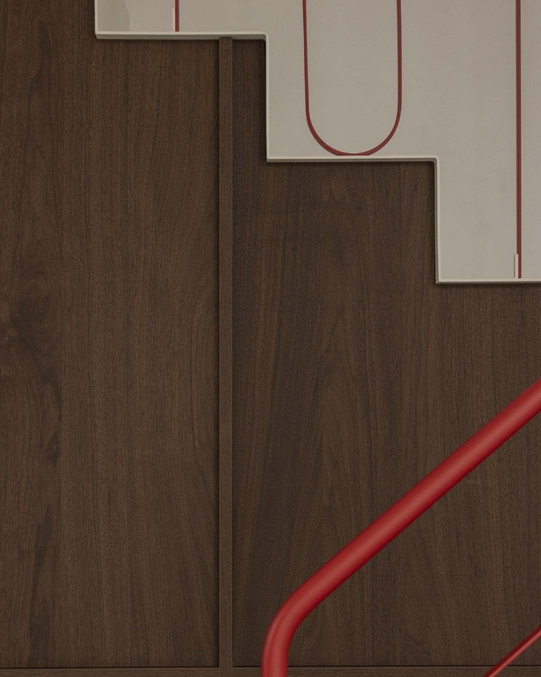 trap - houtfineer - shinnoki puur walnoot - warme tinten - houtfineer details