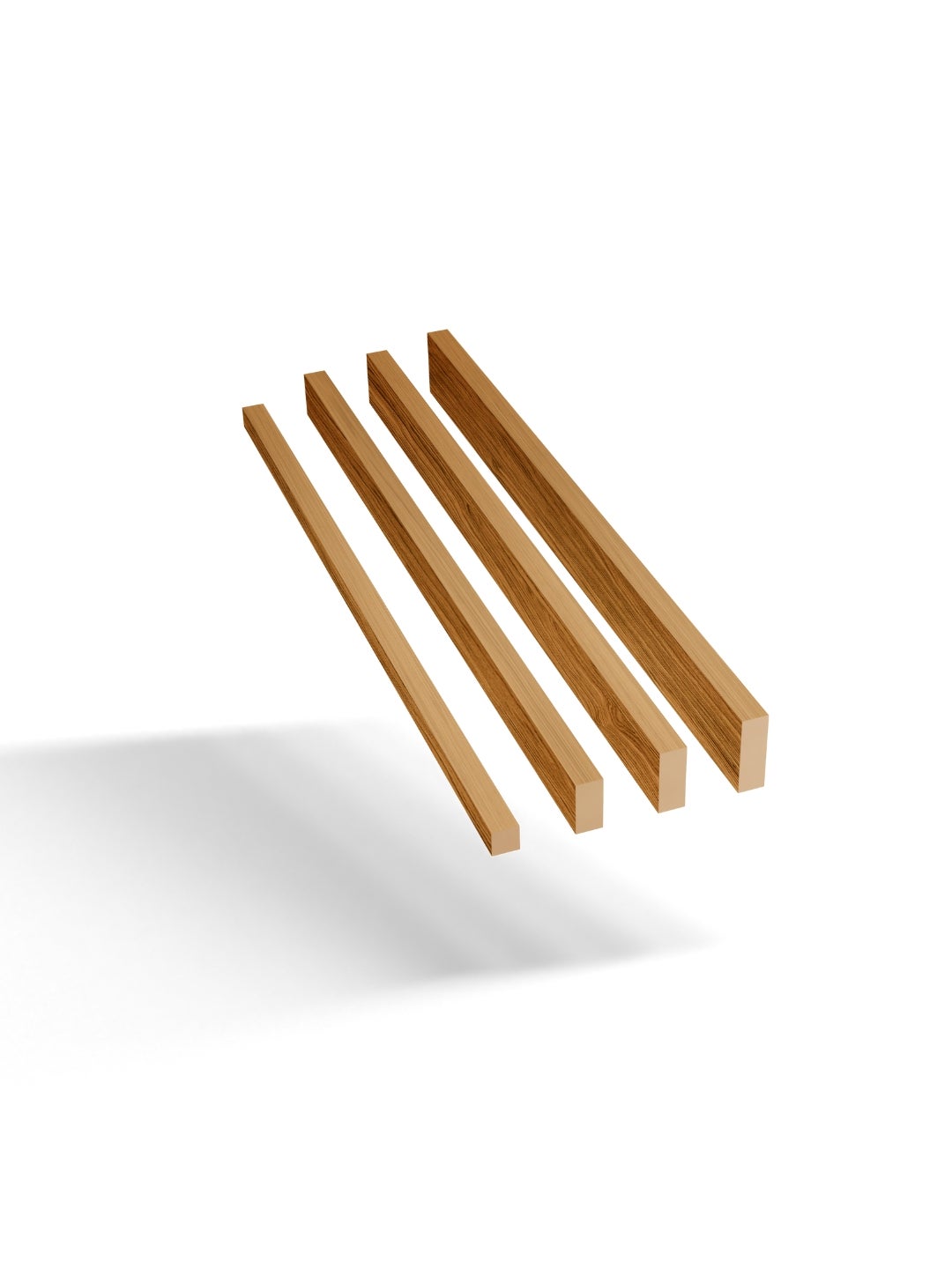 Shinnoki wood veneer - Astrata Slats - Natural oak