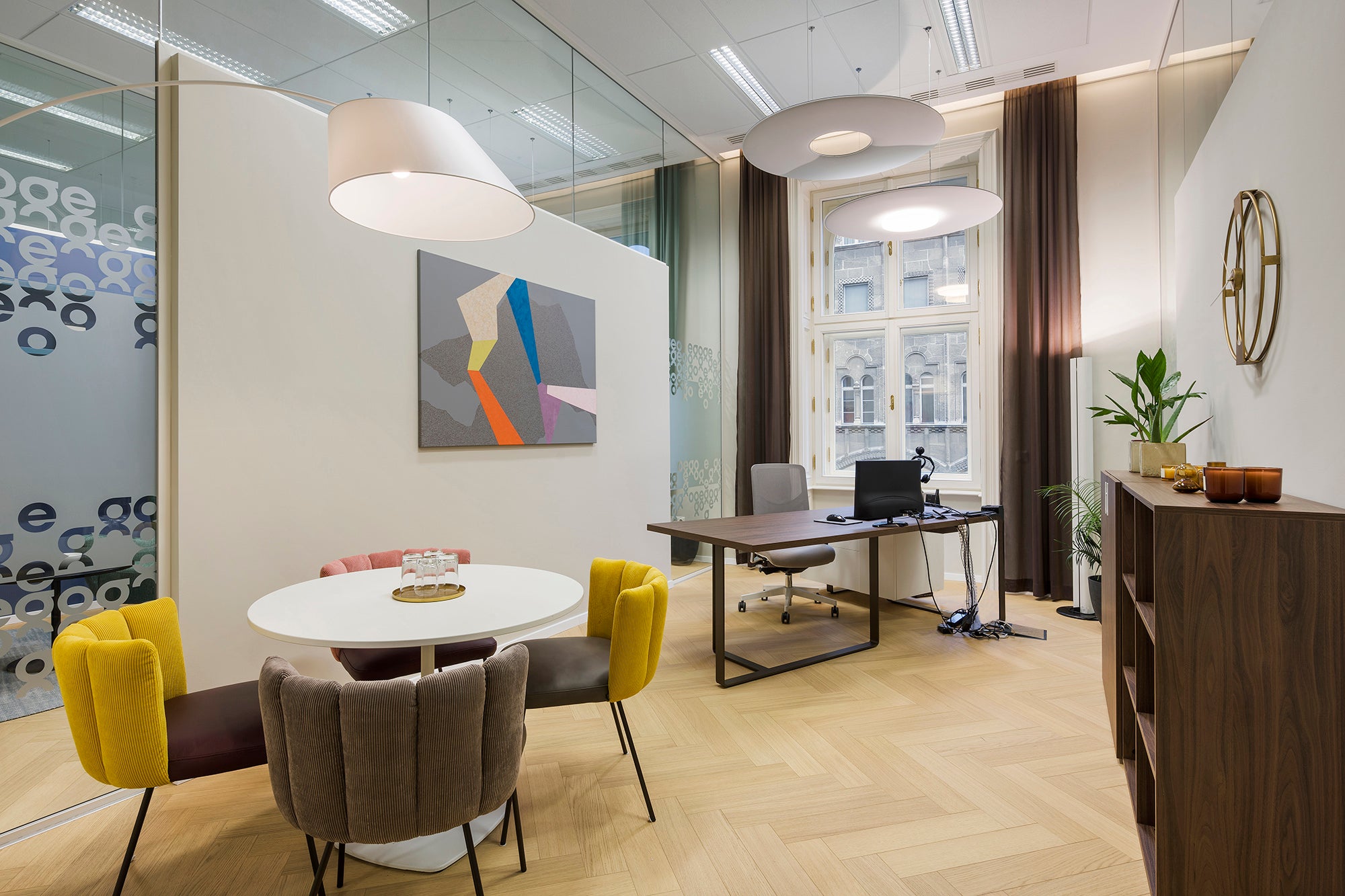 Parky - Ivory Oak - office floor - swing floor